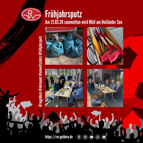 Frühjahrsputz am Holländer See