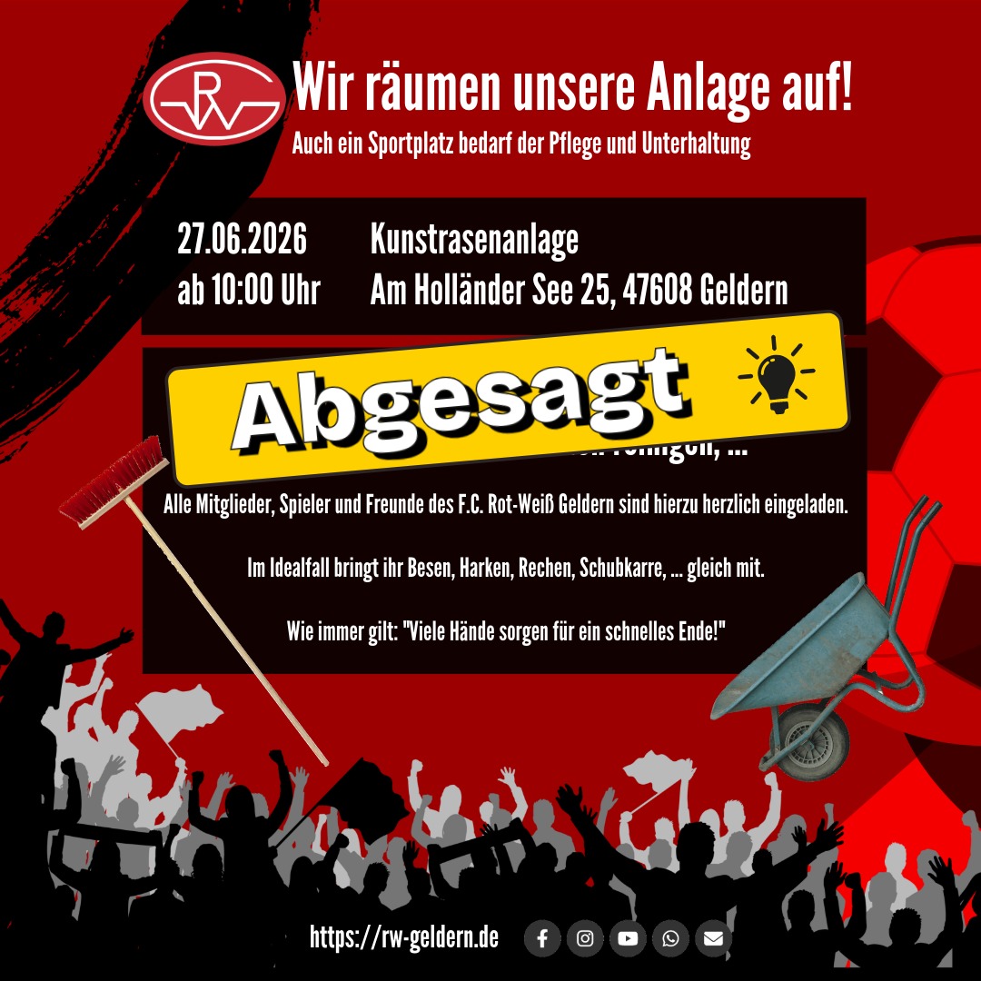 ABSAGE!