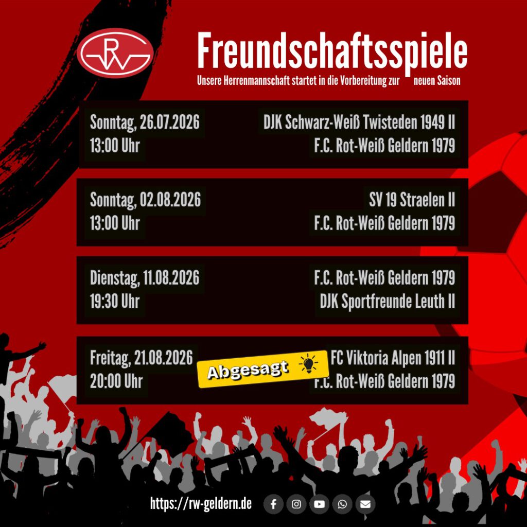 Freundschaftsspiele unseres Herrenteams