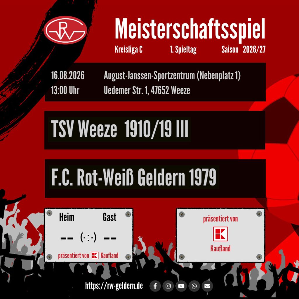 Kreisliga C - Saison 2026/27 - Spieltag 1