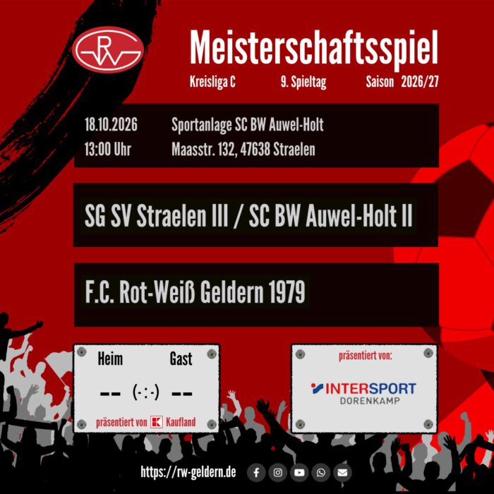 Kreisliga C | 2026/27 | Spieltag 9
